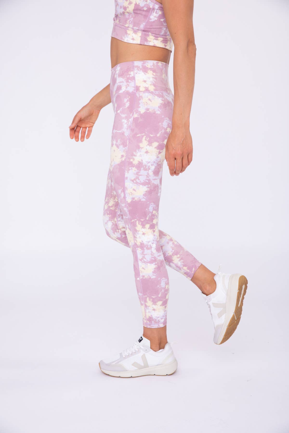 Tie-Dye Full Length High-Waist Leggings