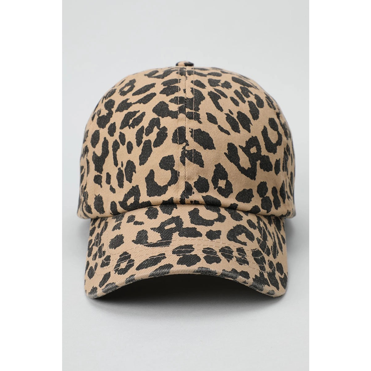 Leopard Print Adjustable Baseball Cap